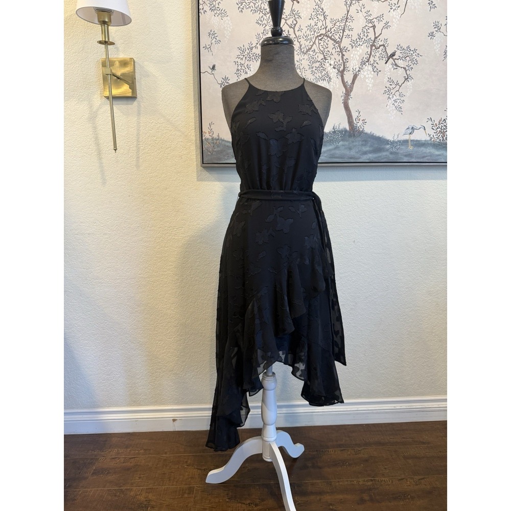Little Romantic Black Dress With Fairy Hemline